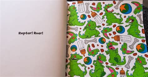 Nickelodeon Splat Colouring Book - Rugrats Dinosaur | Dibujos, Nickelodeon