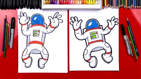 How To Draw An Astronaut - Art For Kids Hub