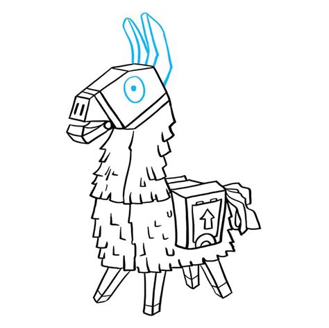 How to Draw Llama from Fortnite - Really Easy Drawing Tutorial ...