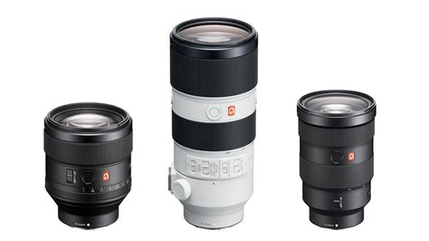 Unveiled: High-Resolution Sony G Master Full-Frame E-Mount Lens Line ...