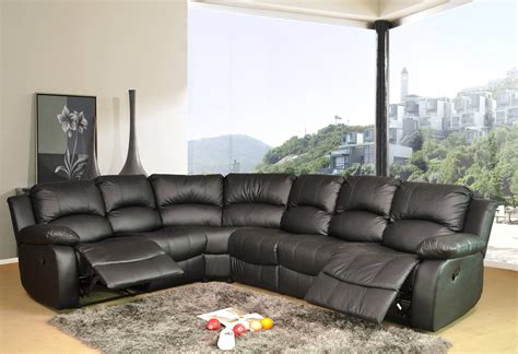 Best 30+ of Large Black Leather Corner Sofas