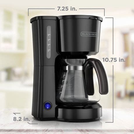 BLACK+DECKER 5-Cup* Coffee Maker, Black | Walmart Canada