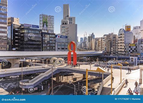 Deck Of Ueno Station Overlooked By Expressway In Tokyo Editorial Image ...