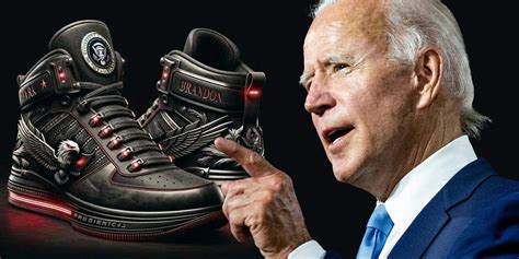 Democrats Make Up Biden Sneakers in Response to Trump Shoes