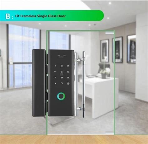 Remote Control Digital Glass Door Fingerprint Office Biometric Locks