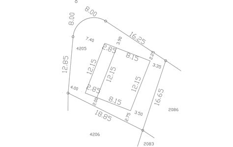 Download Plot Layout And Dimension Plan DWG File - Cadbull