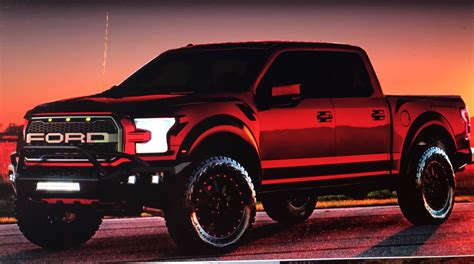 Red Chrome color scheme on New Ford Raptor !! | New ford raptor, Car ...