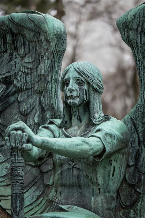 Weeping Angel by Dale Kincaid Cemetery Angels, Cemetery Statues ...