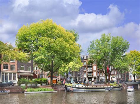 Famous Jordaan District in Amsterdam Canal Belt, Netherlands. Editorial ...