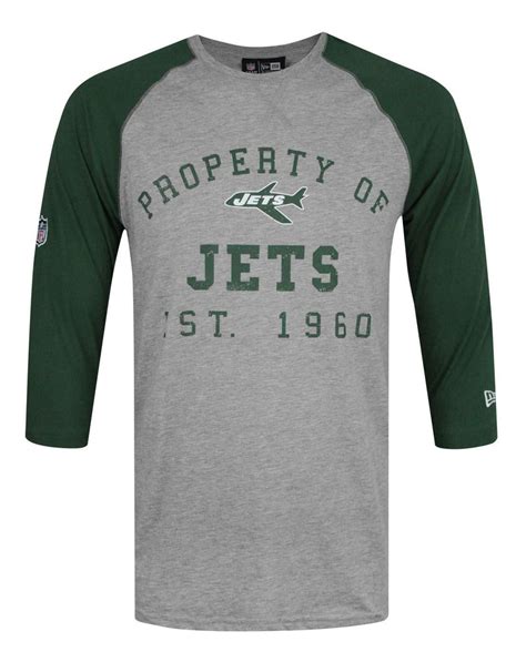 New Era NFL New York Jets Vintage Men's Raglan Top — Vanilla Underground