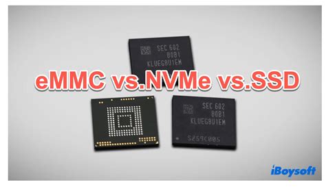 What is eMMC Storage? & eMMC vs. SSD Storage