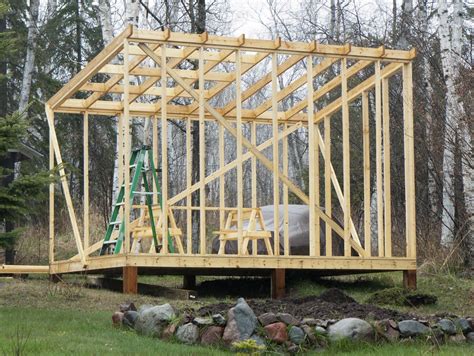 16 x 16 shed plan with slant roof - Google Search | Building a shed ...