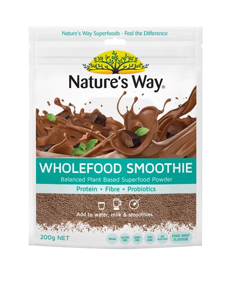 Wholefood Smoothie Choc Mint » Nature's Way