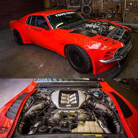 VR38DETT 2010 Nissan GT-R / 1970 Ford Mustang #engineswap @superstreet ...