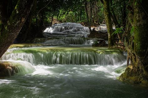 Premium Photo | Mae kae waterfall is the waterfall that locate in ...