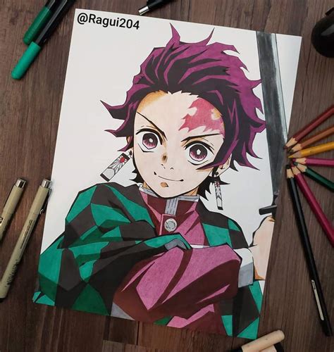 Drawing Tanjiro Kamado | Arte Anime Amino Amino