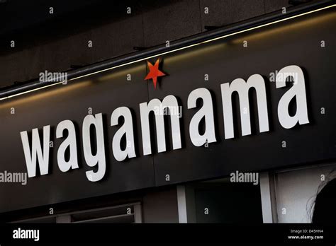 Wagamama logo hi-res stock photography and images - Alamy