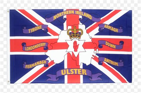 Flag Of Northern Ireland Ulster Banner Flag Of Ireland Red Hand Of ...