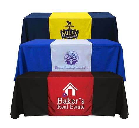 Custom Table Runner With Your Logo and Message Logo Table - Etsy