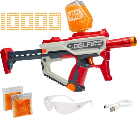 Nerf Pro Gelfire Mythic Full Auto Blaster & 10,000 Gelfire Rounds, 800 ...