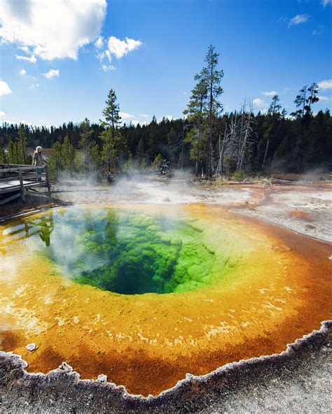 Old Faithful, Morning Glory Pool & Upper Geyser Basin (Yellowstone ...