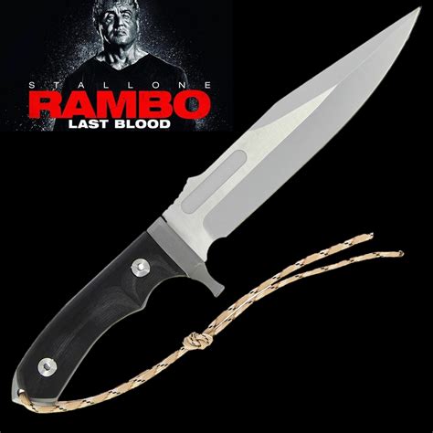 Rambo Last Blood MK-8 Bowie Black | Knifewarehouse