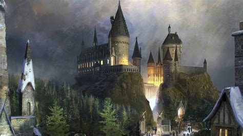 Magical Hogwarts Castle HD Wallpaper