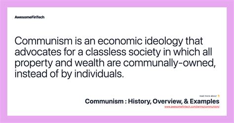 Communism : History, Overview, & Examples | AwesomeFinTech Blog