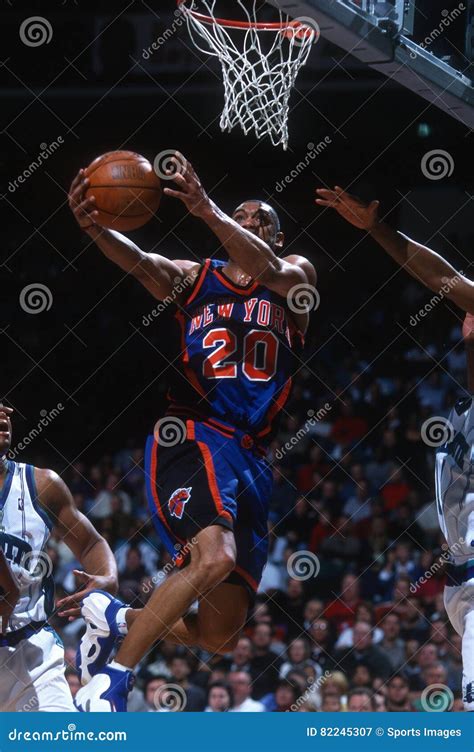 Allan Houston of the New York Knicks Editorial Photography - Image of ...