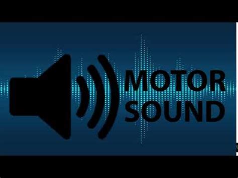 Motor Sound Effect - YouTube