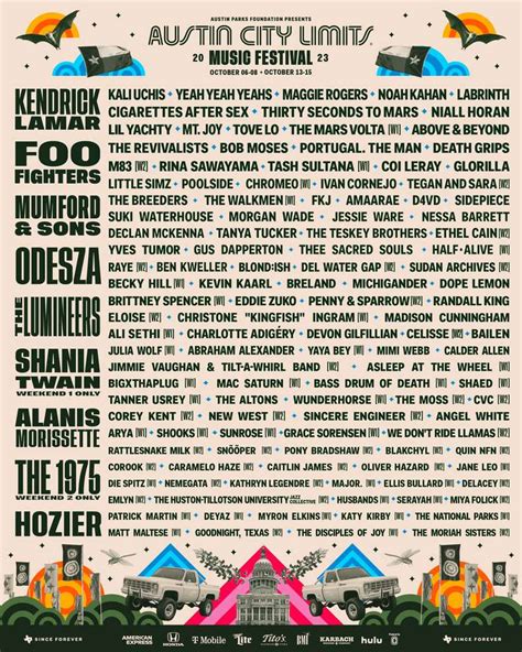 Music Festival Lineups 2023: Who's Playing Which Music Festival and ...