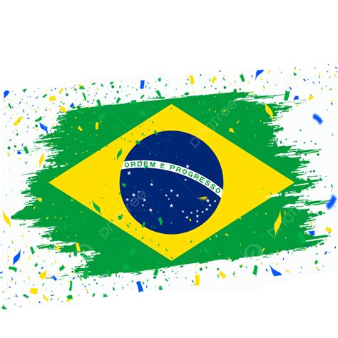 Brazil Flag Confetti, Brazil, Brazil Flag, Confetti PNG Transparent ...