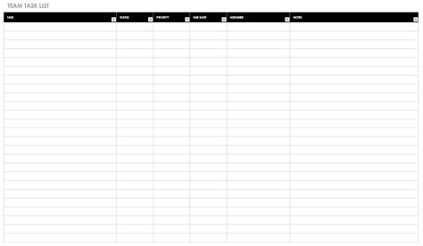 Daily Task Sheet Template Excel | DocTemplates