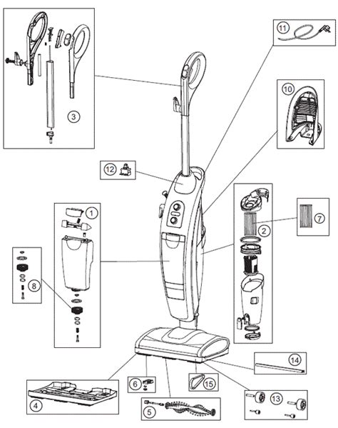 Oreck VCSTEAM VersaVac Steam Mop Vacuum Parts