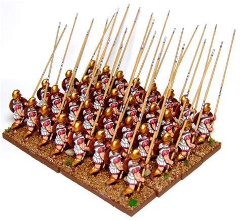 MacPhee's Miniature Men: 15mm Macedonian Phalangites