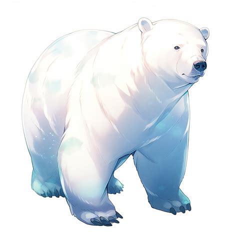 Anime Polar Bear