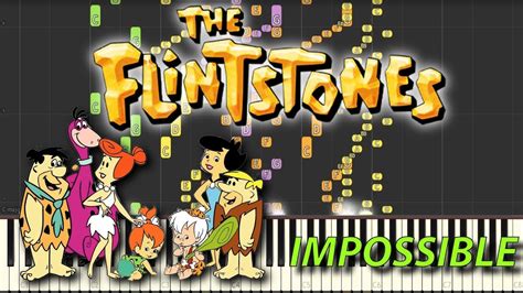 The Flintstones – Theme Song IMPOSSIBLE Piano tutorials Gravity Falls ...