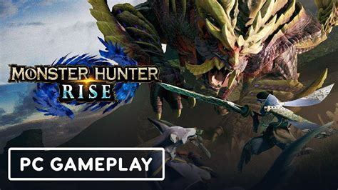 Monster Hunter Rise - PC Gameplay (Japanese) | TGS 2021 - YouTube