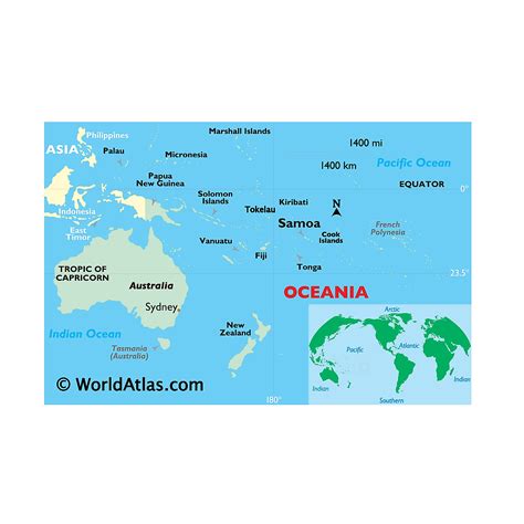 Mapas de Samoa - Atlas del Mundo