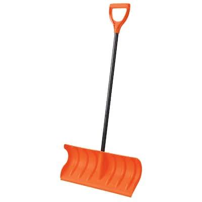 Orbit 24 in. Pusher Snow Shovel-80052 - The Home Depot