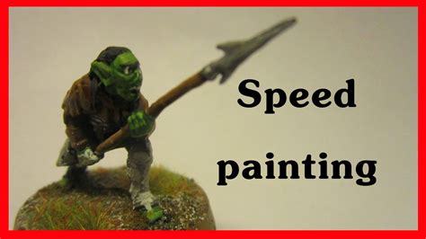 Speed painting Goblin Miniature - YouTube