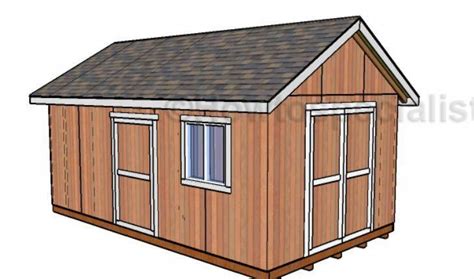 12x20 Shed Plans Free | HowToSpecialist - How to Build, Step by Step ...