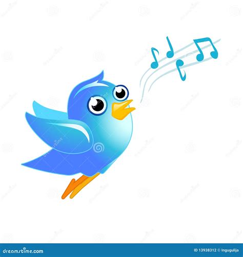 Chirp Bird Vector Illustration | CartoonDealer.com #45761536