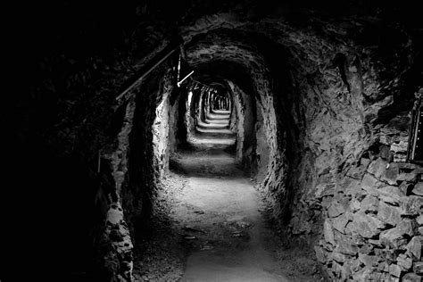 Wallpaper : stones, cave, tunnel, underground, mining, mountain, bw ...