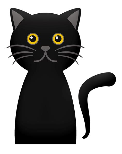 BLACK CAT SVG Clipart Black Cat Cat Png Cat Clipart Cats - Clipart ...