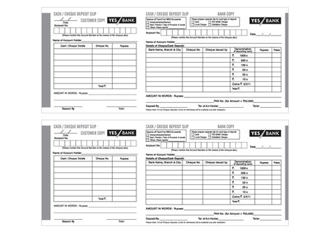 37 Bank Deposit Slip Templates & Examples ᐅ TemplateLab