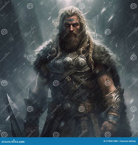 Norse Gods Cartoon Illustration | CartoonDealer.com #281191535