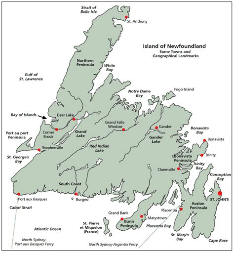 Maps of Newfoundland and Labrador