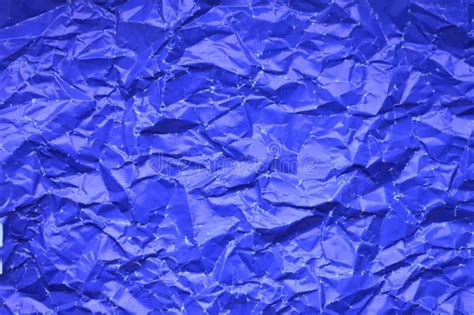 Texture of Crumpled Blue Paper Stock Photo - Image of blue, sheet ...