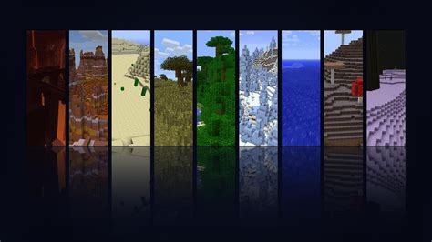 Minecraft Biomes Wallpaper